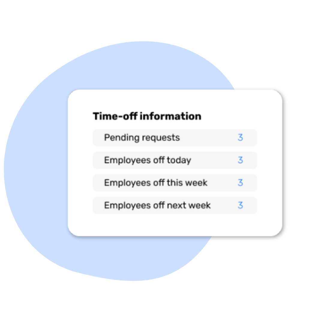 PurelyHR - Time off information module